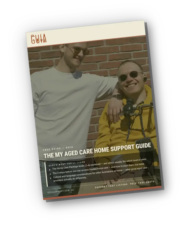 Free download — The My Aged Care Home Support Guide | Guia Support Services